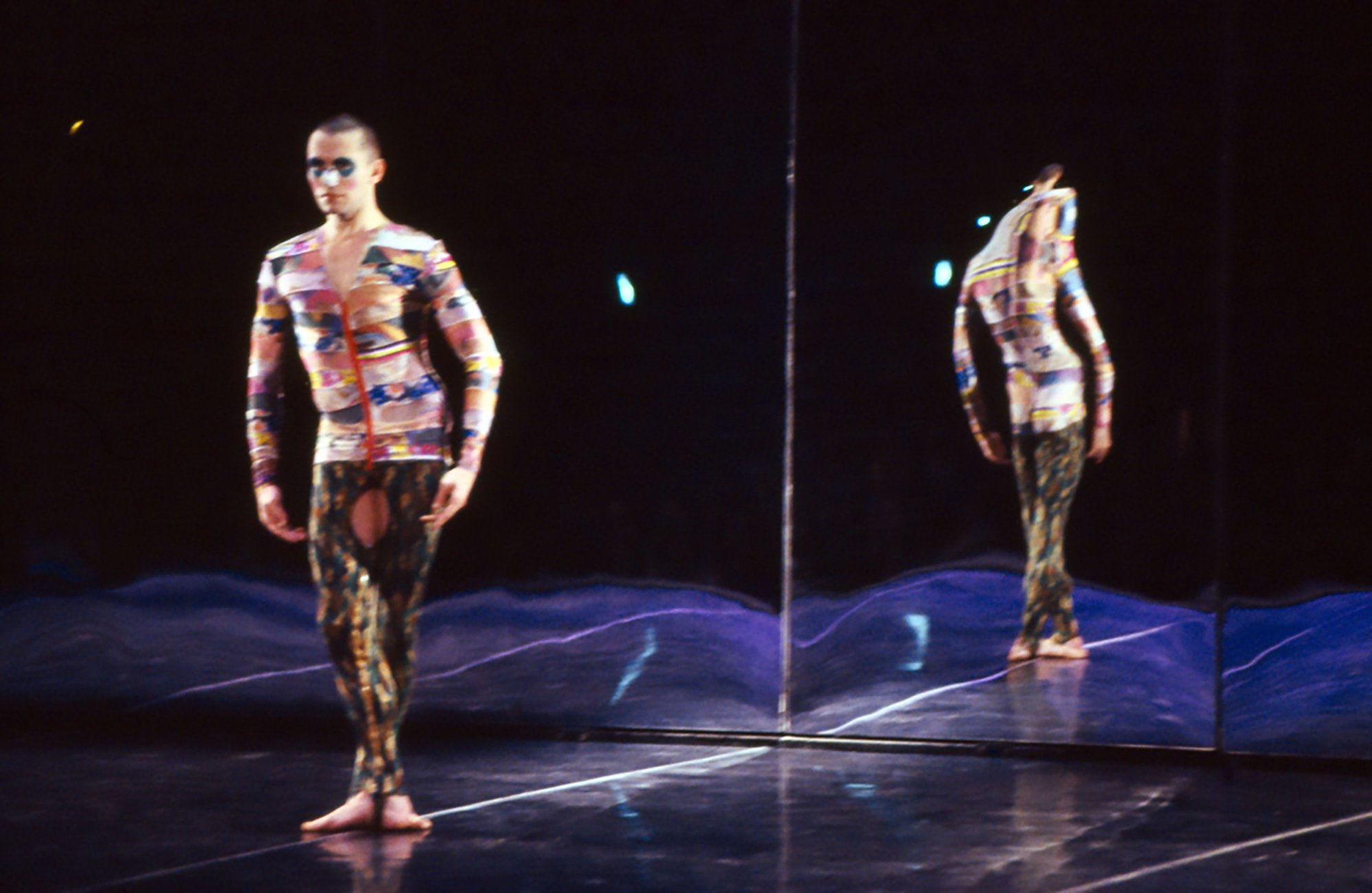 Image: Michael Clark performing Mmm... at King's Cross Depot, 1992. Photograph: Stephen White