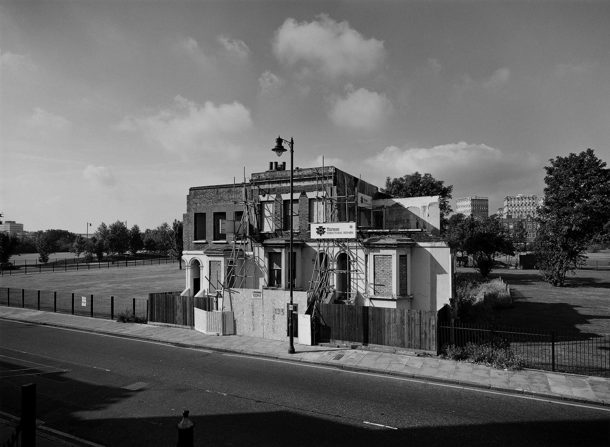 Grove Road, London E3 (1993) before Rachel Whiteread's House. Photograph: John Davies