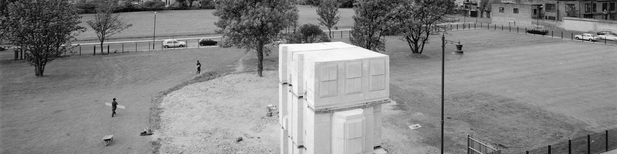 Image: Rachel Whiteread's House, 1993. Photograph: John Davies