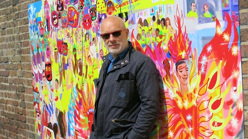 Image: Brian Eno. Photograph: Mary Evers