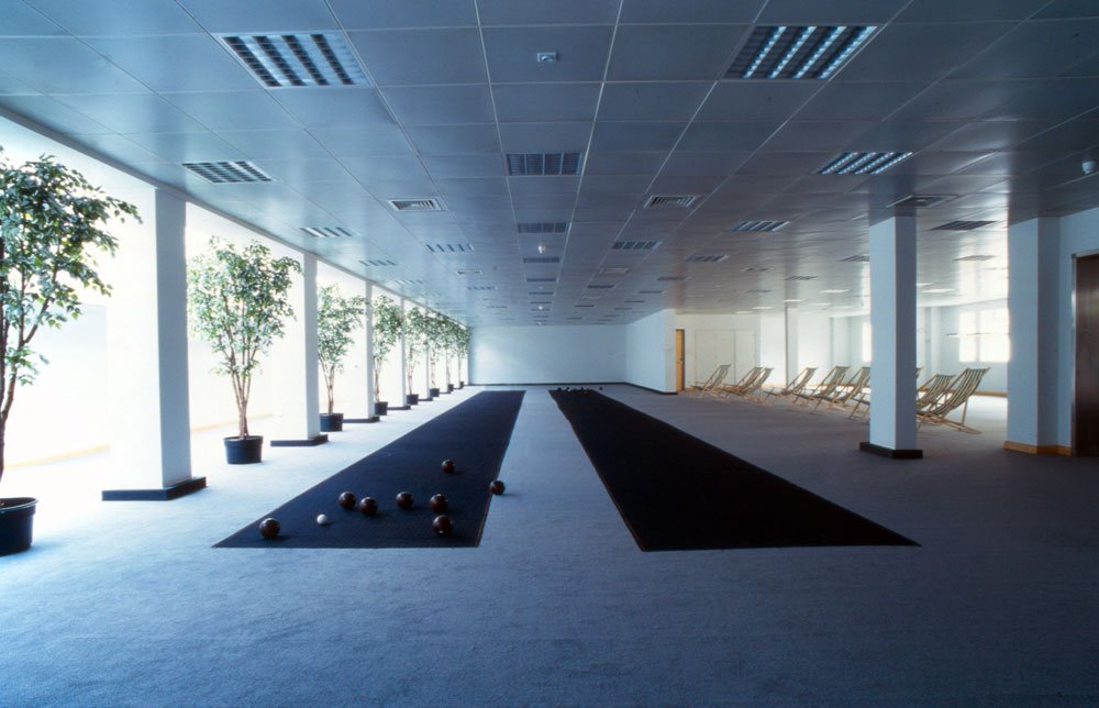 Image:  The Moon Trees installation, part of Empty Club at 50 St James's Street. Photograph: Stephen White.