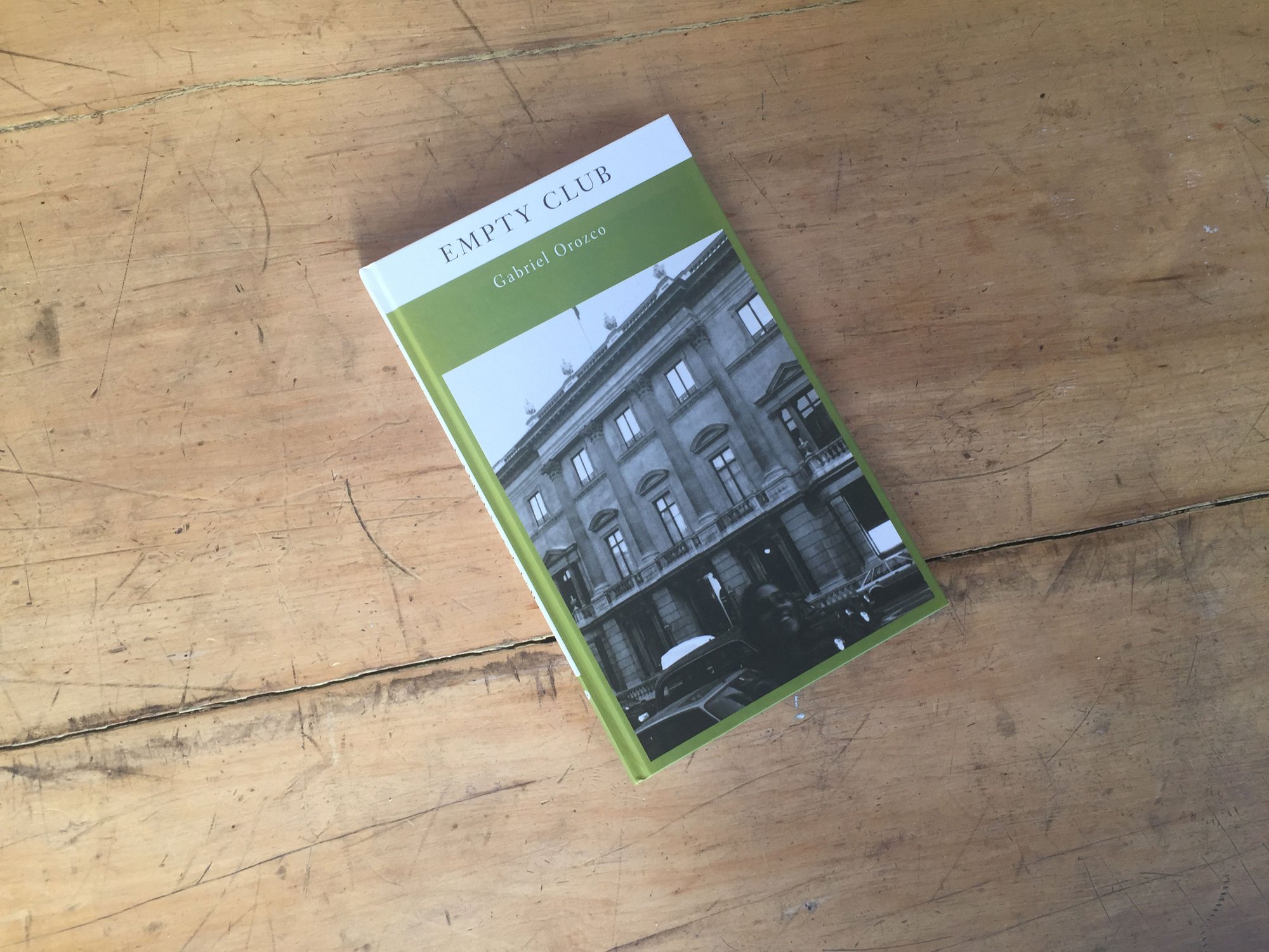 Image of Empty Club, Gabriel Orozco, publication.