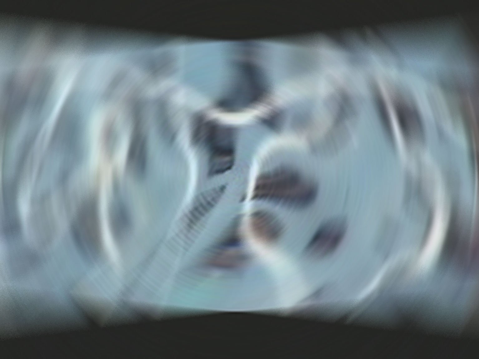 Image: One of the images created by feeding visuals into a computer and translated with sound during Surface Noise (1998). Photograph: Scanner.