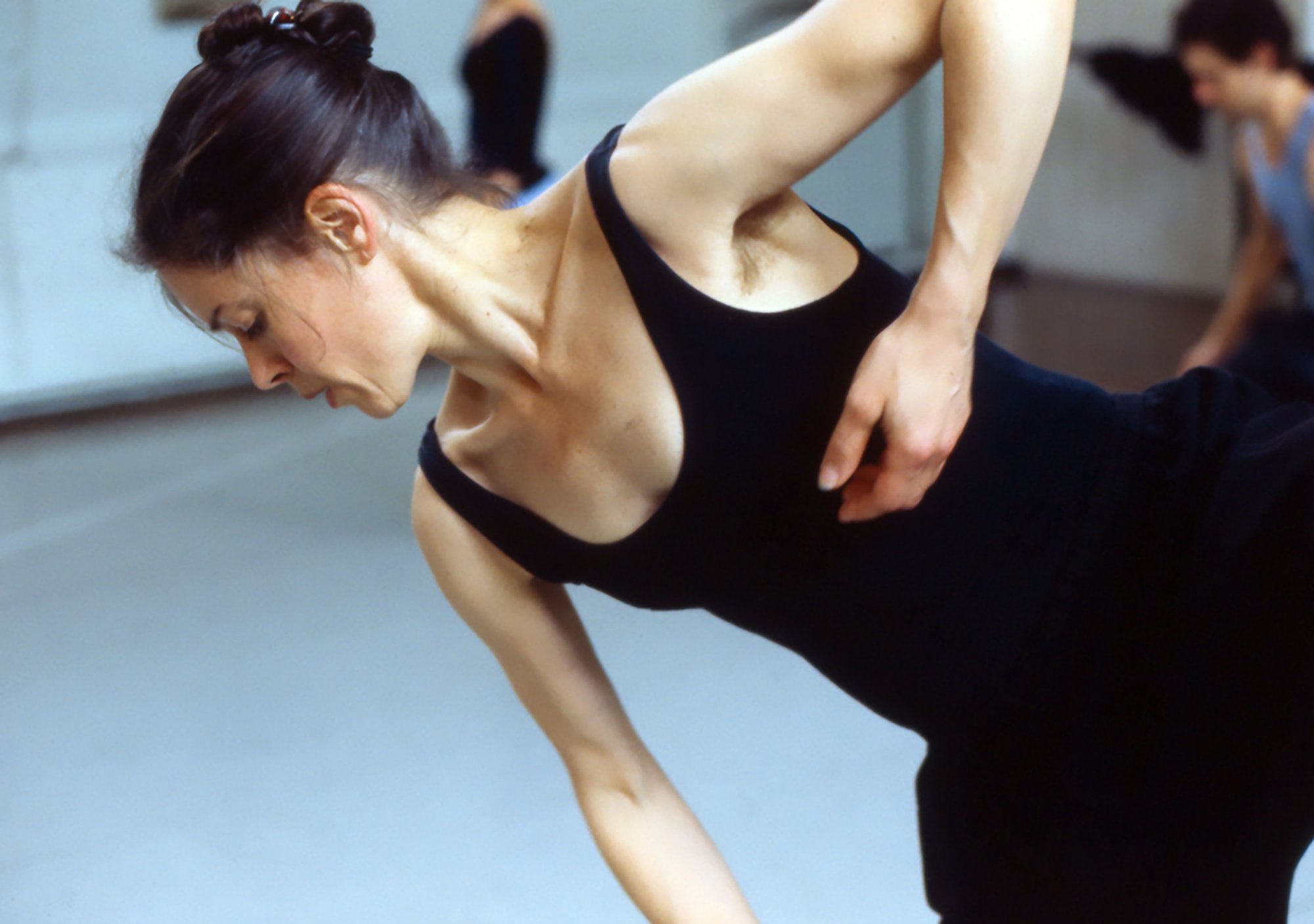 Images: Gill Davies rehearsing for 13 Different Keys, 1999 Photograph: Sarah Ainslie