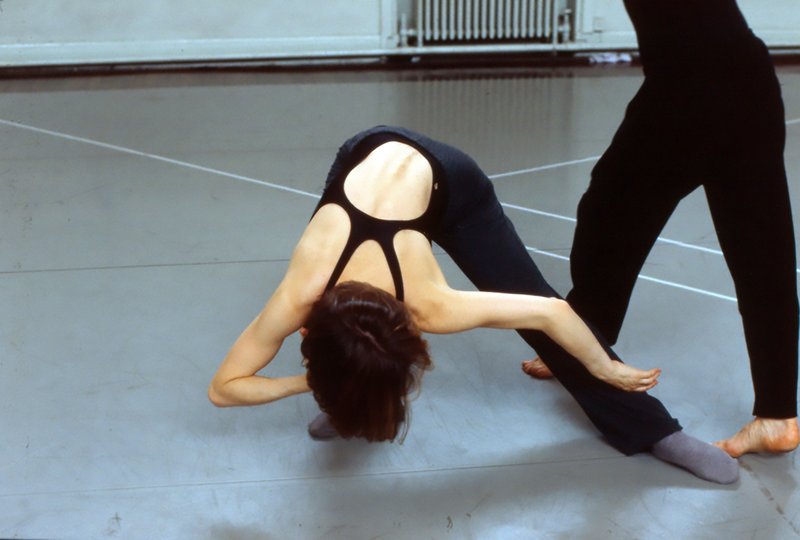 Image: Deborah Bull and Gill Clarke rehearsing for 13 Different Keys, 1999. Photograph: Sarah Ainslie