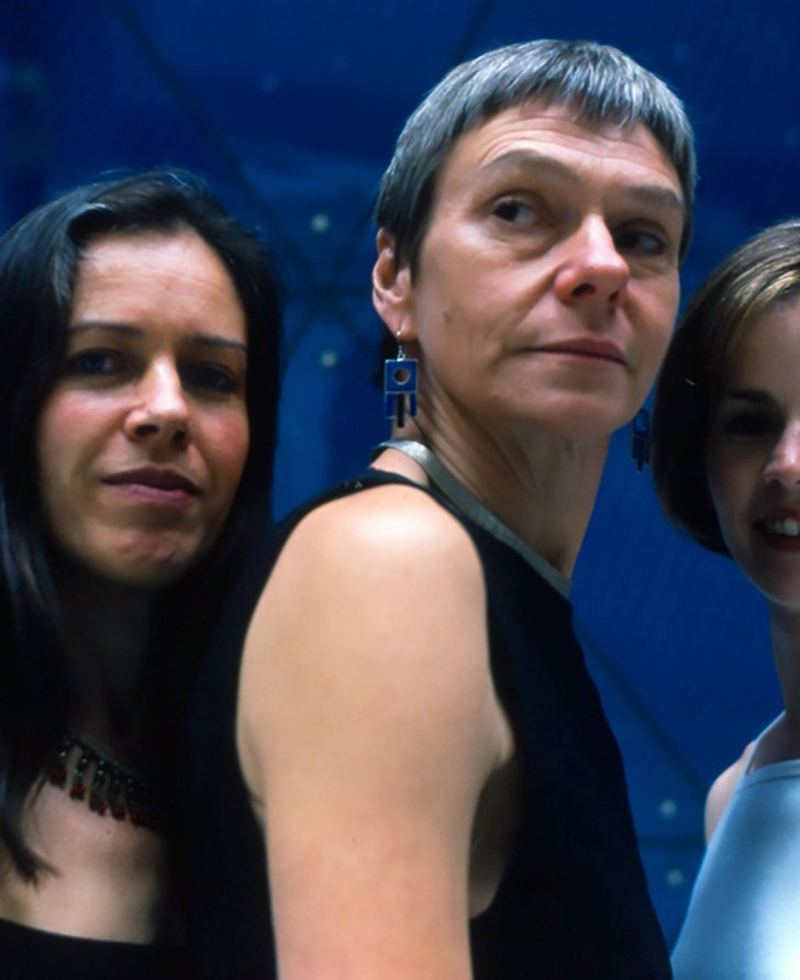 Image: Portrait of Gill Clarke, Siobhan Davies (center) and Deborah Bull (above). Photographs: Sarah Ainslie