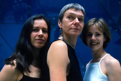 Image: Portrait of Gill Clarke, Siobhan Davies (center) and Deborah Bull (above). Photographs: Sarah Ainslie