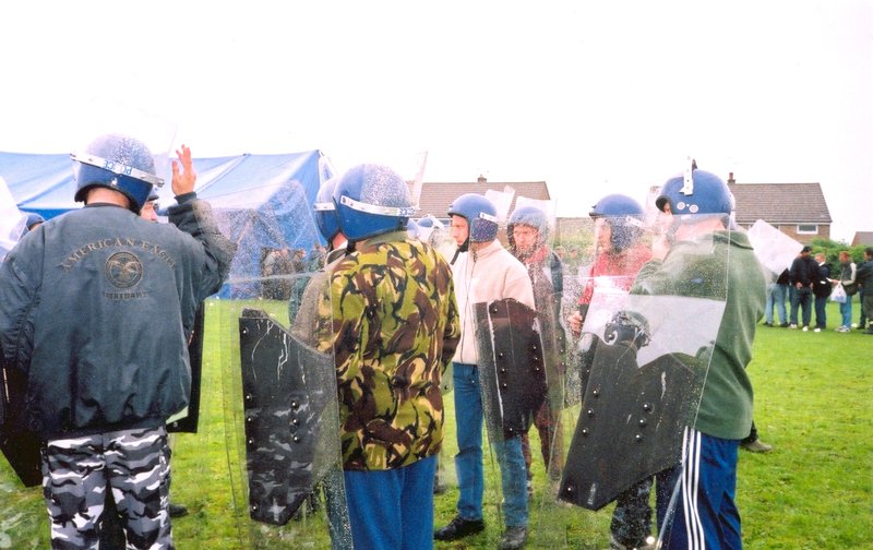 Image: Jeremy Deller, The Battle of Orgreave, 2001. Production photograph: Martin Jenkinson