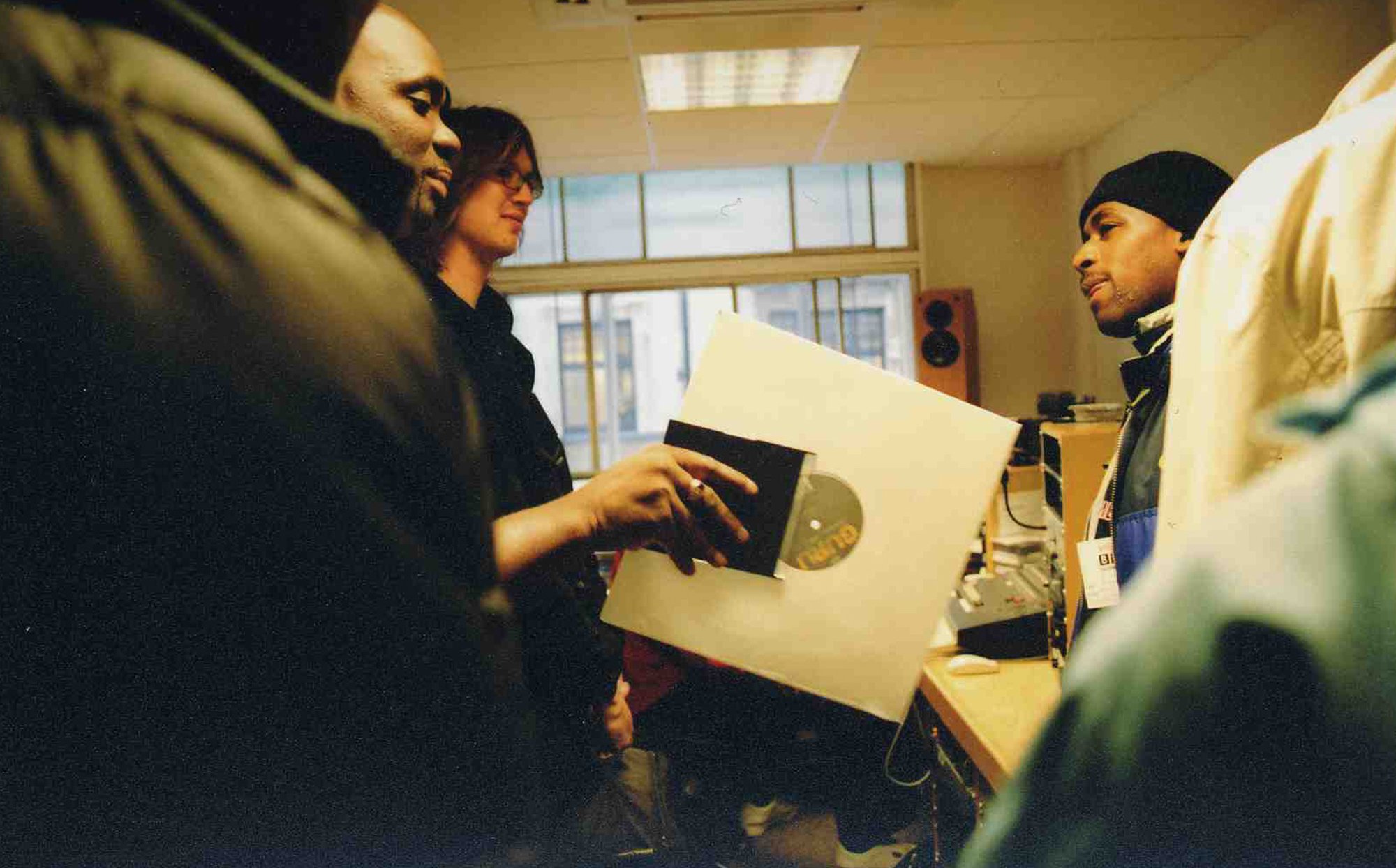 David Blandy at BBC Radio 1Xtra for Radio Nights (2005). © David Blandy