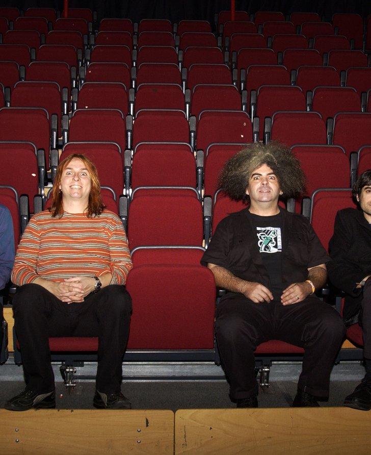 Image: Cameron Jamie pictured (far right) with (the) Melvins, Milton Keynes, 20 November (2003). Photographer: Chris Taylor Photographer: Chris Taylor