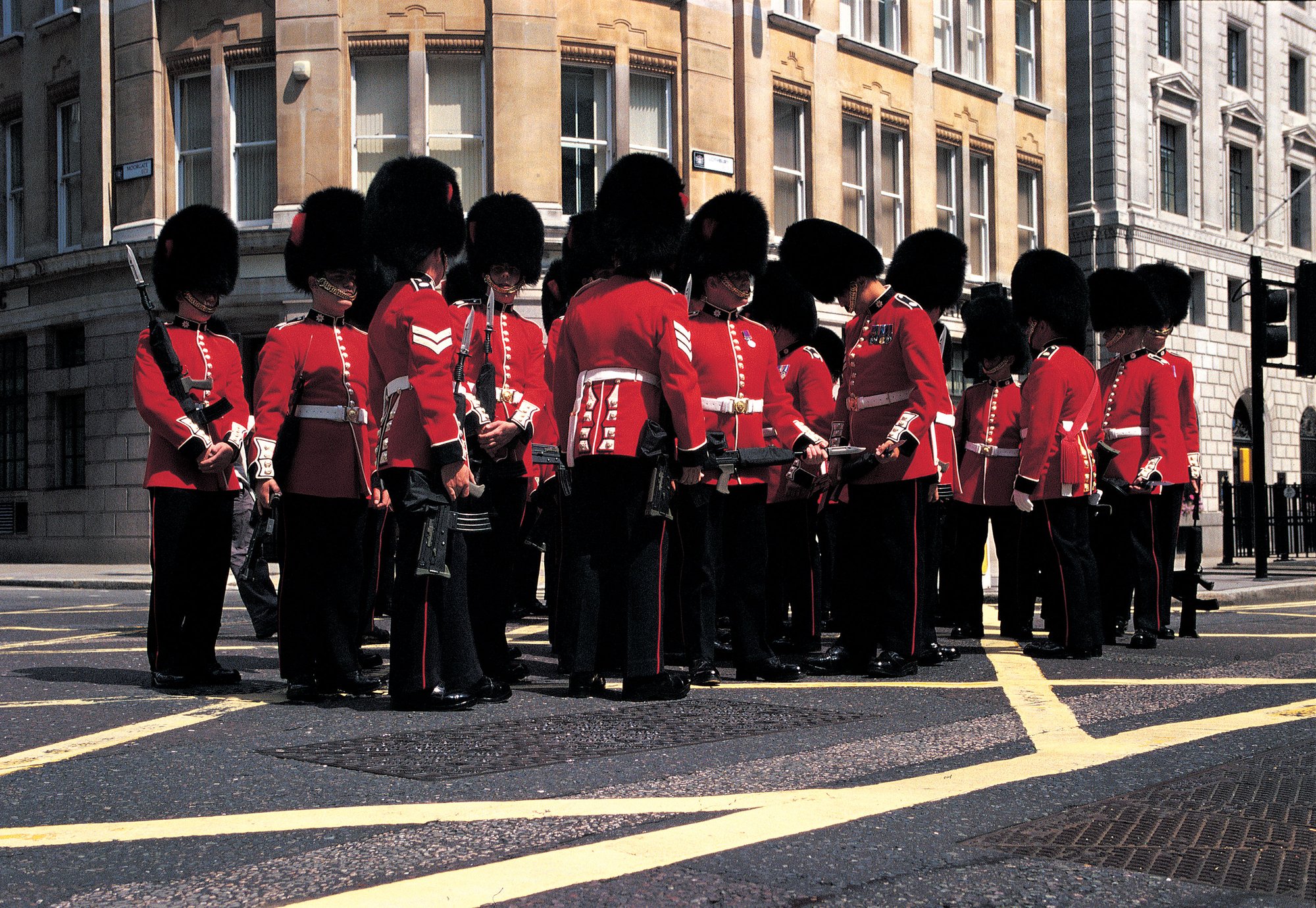 Image: (left) Francis Alÿs, Guards (2005). Photograph: Francis Alÿs