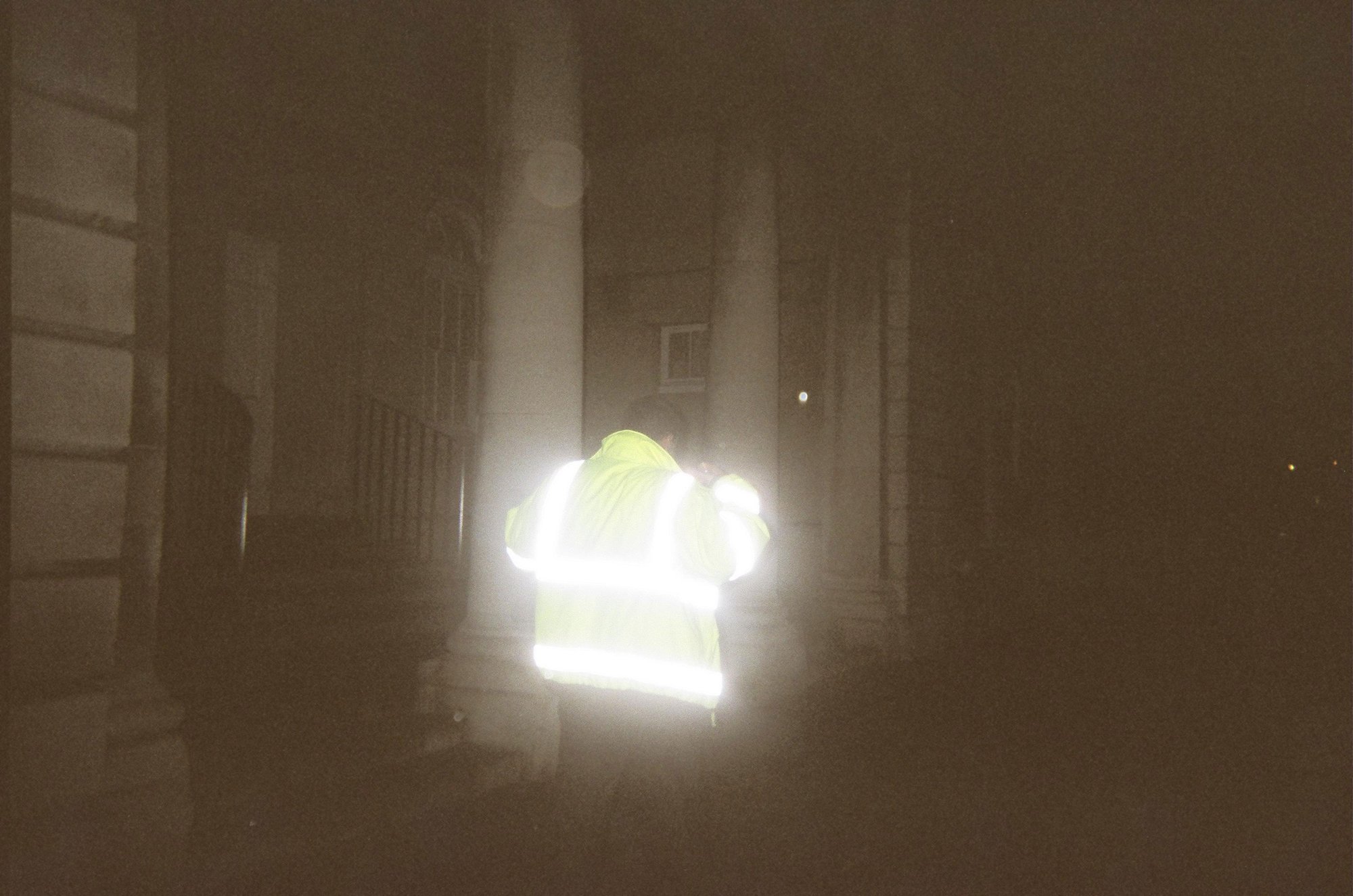 Shining Jacket
NightJam: a music and photo project exploring the London night led by Scanner with MCs and photographers from the New Horizon Youth Project for homeless young people in King's Cross. Commissioned by Artangel Interaction, Summer 2006. 
