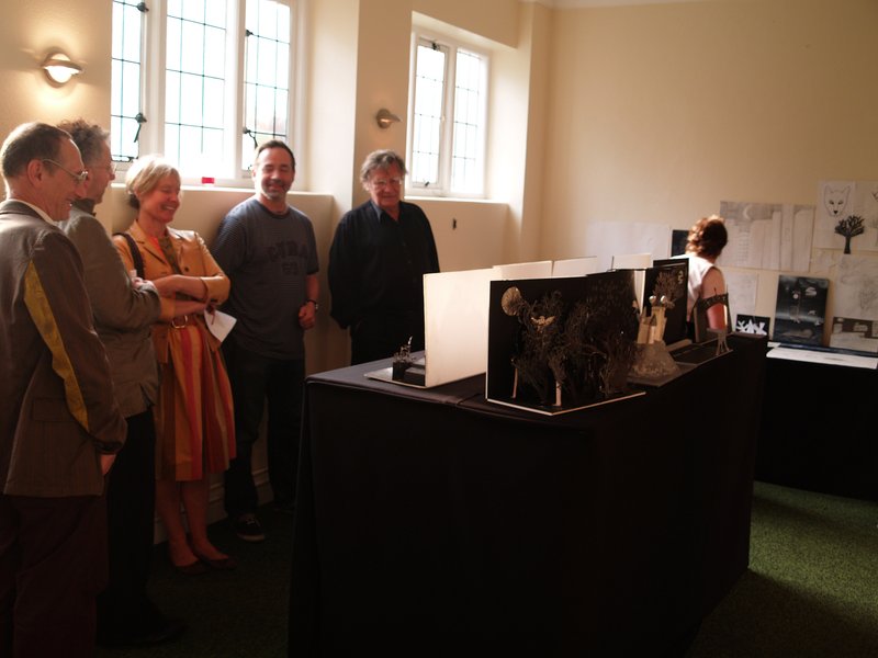 Image of Sarah Woodfine's workshop for When Night Draws in, 2006. Photographer: unknown.