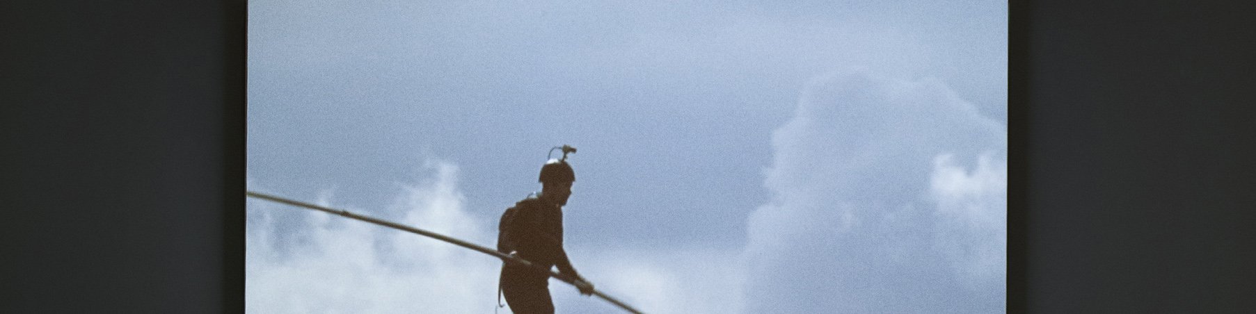 High Wire installation by Catherine Yass, 2008 at Tate Britain. Photographer: unknown.