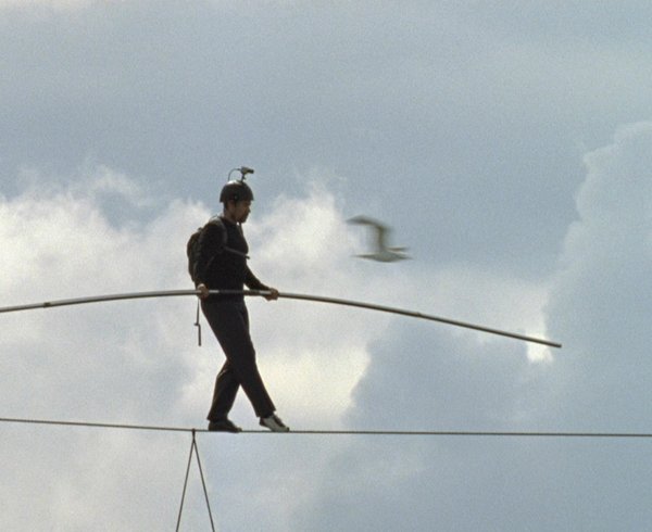 Still of Didier Pasquatte from High Wire by Catherine Yass, 2008