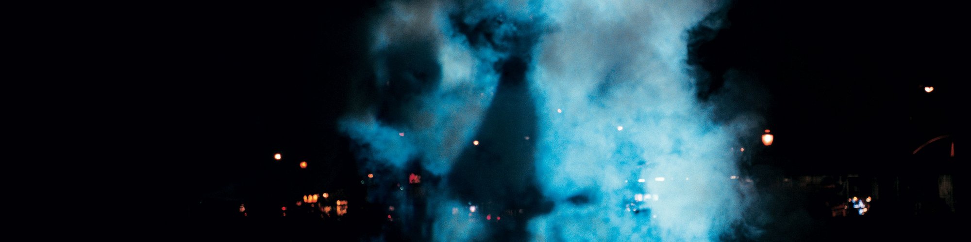 Image: Installation shot of the Influence Machine in Soho Square, 2000. Photograph: Dennis Cowley