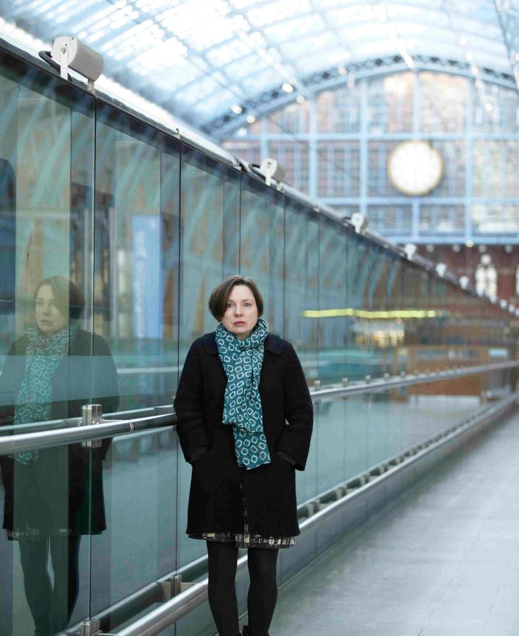 Image: Portrait of the artist Lavinia Greenlaw, St Pancras International Station, 5 May 2011. Photograph:Julian Abrams
