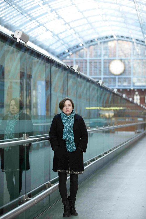 Image: Portrait of the artist Lavinia Greenlaw, St Pancras International Station, 5 May 2011. Photograph:Julian Abrams