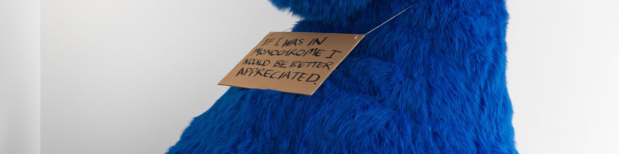 Say no, if you can. Say no, no, 1996 by Santo Sterne in Locked Room Scenario, London 2011.
Photo by Ken Adlard.