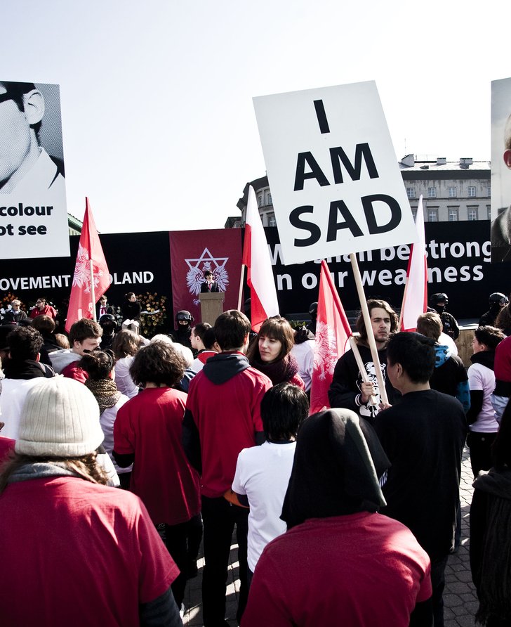 Production still from trilogy And Europe Will Be Stunned by Marcin Kalinski, 2011.