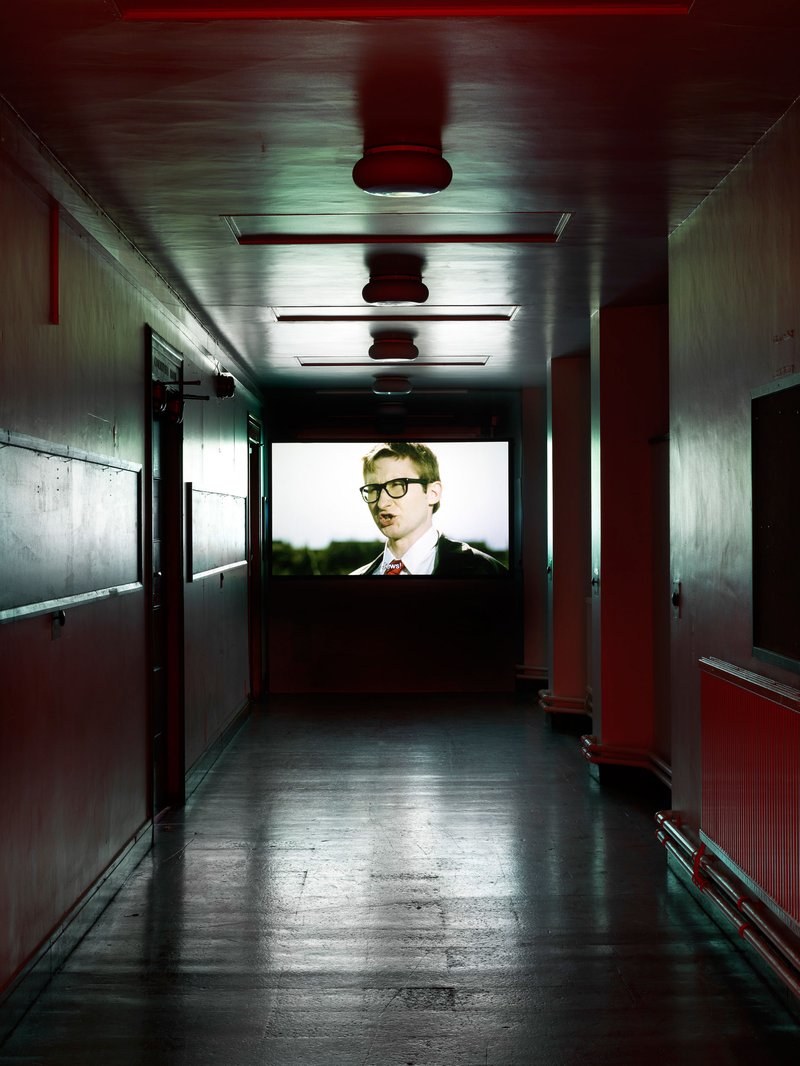 Installation shot of And Europe Will Be Stunned at Hornsey Town Hall by Marcus Leith.