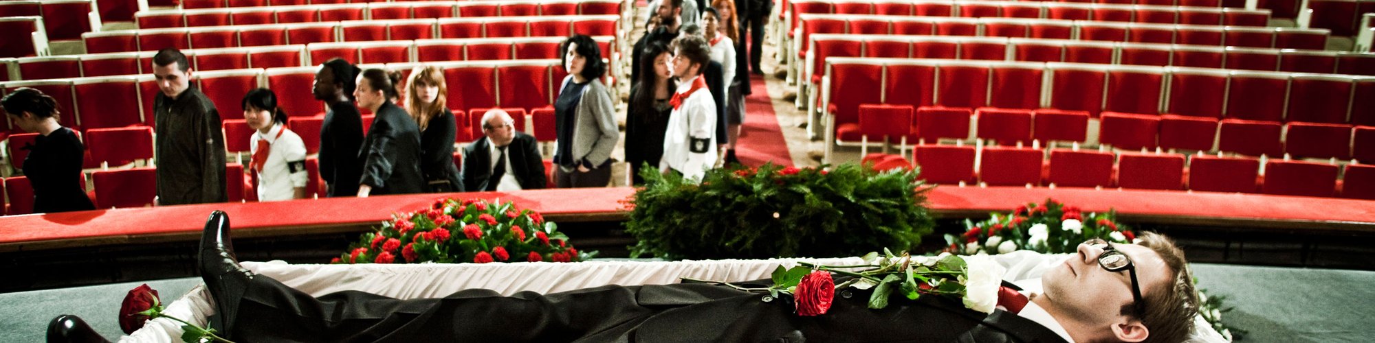 Still from Zamach (Assassination), part of the trilogy And Europe Will Be Stunned by Yael Bartana, 2012.