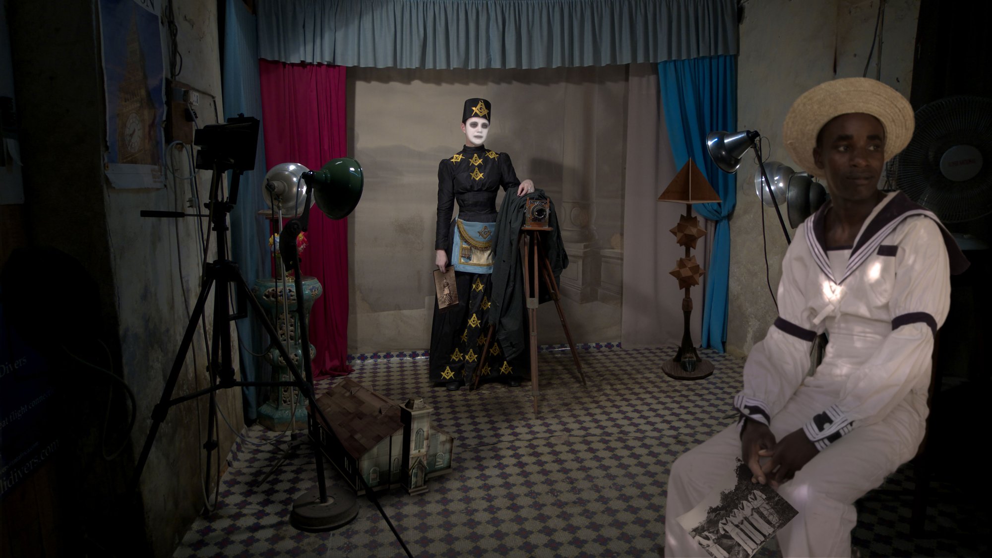 Image: Nowhere Less Now in production, 2012. Photograph: Lindsay Seers