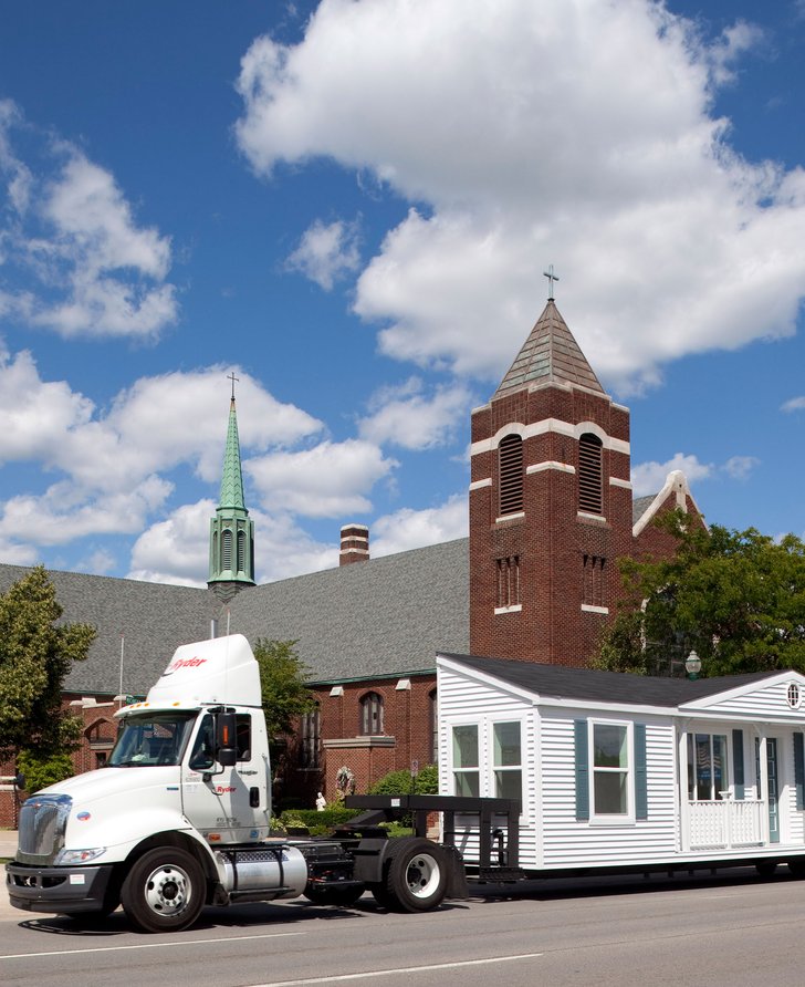 Image: Production still, Mike Kelley, Mobile Homestead (2010-2011). Photograph: Corine Vermeulen