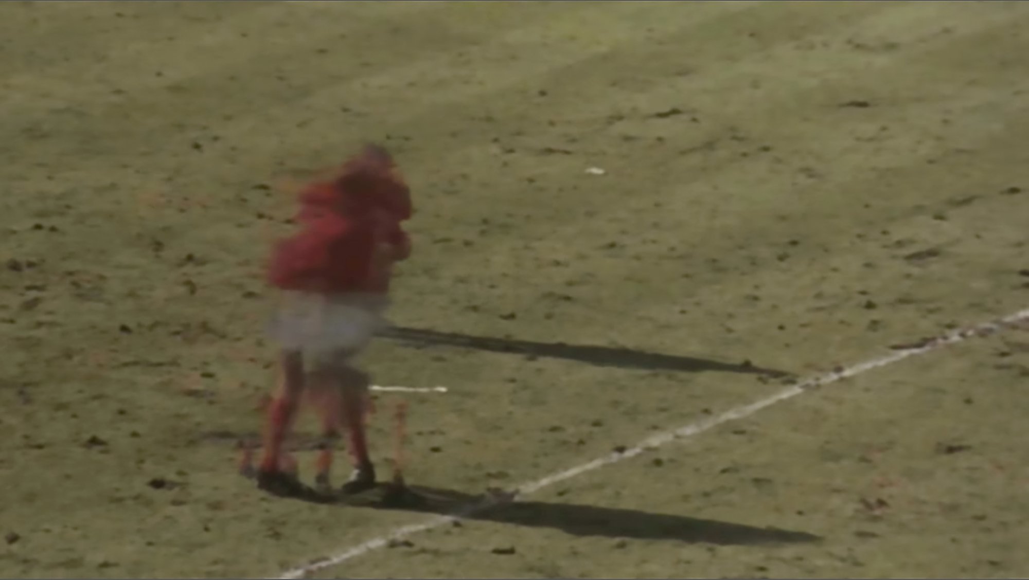 Still taken from Paul Pfeiffer's Jerusalem, 2014