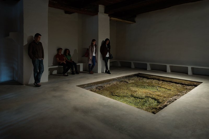 Cristina Iglesias's Tres Aguas (2014) at the Convent of Santa Clara, Toledo, Spain. Photograph: Attilio Maranzano (2015)
