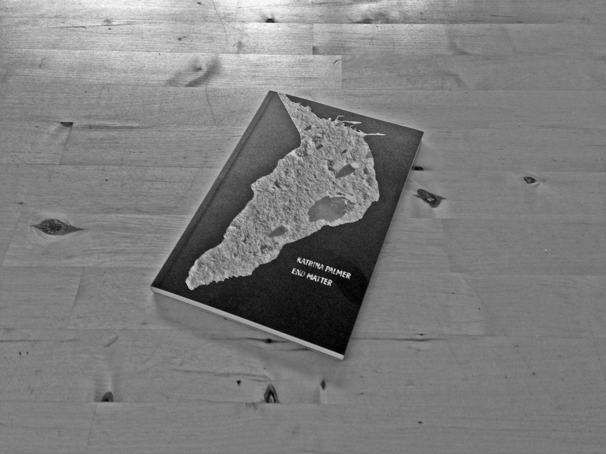 End Matter by Katrina Palmer.  Co-published by Artangel and Book Works, designed by James Langdon. Photograph: Artangel