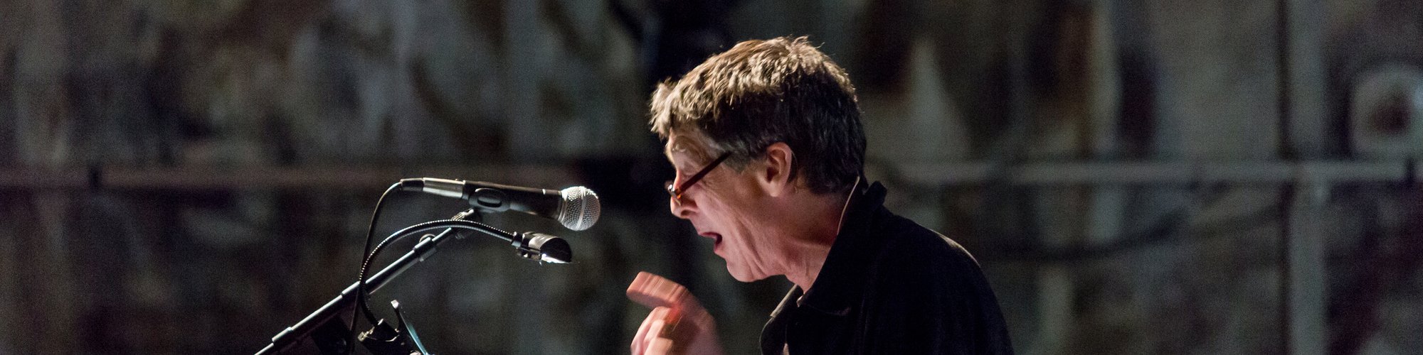 Lalor Roddy at the inaugural performance of Maria Fusco's Master Rock, 15 October 2015. Photograph: Robert Ormerod