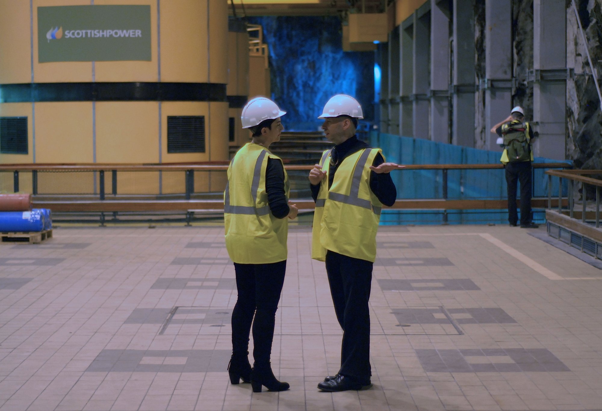 Maria Fusco during the production of Master Rock, September 2015. Photograph: Martin Clark