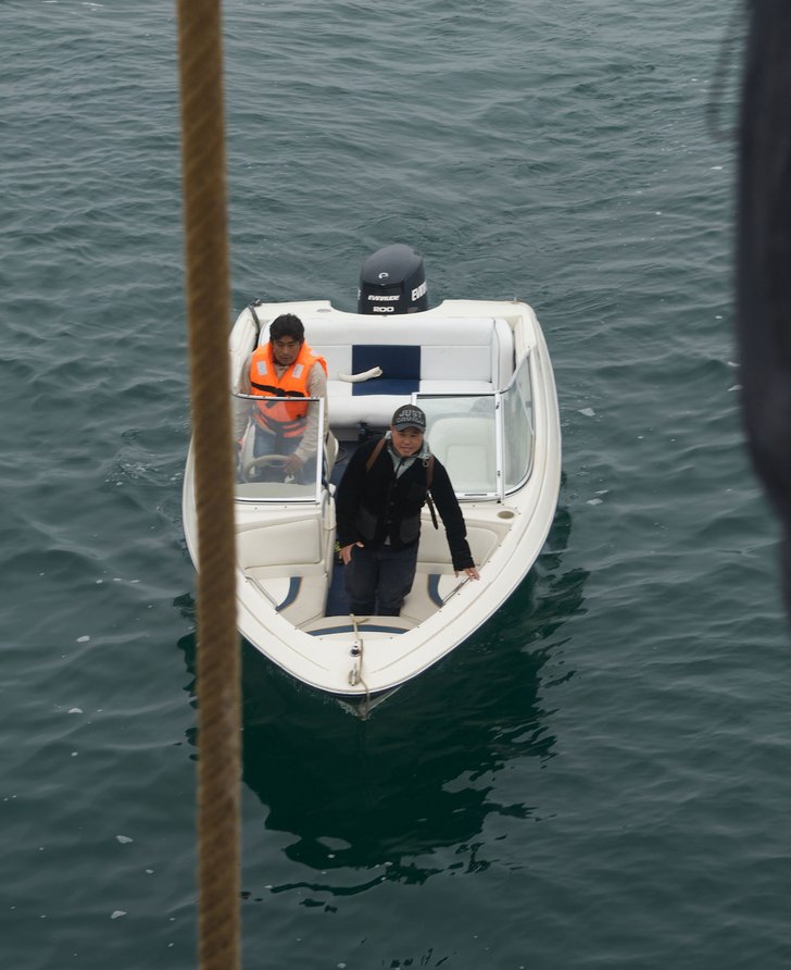 Dinh Q. Lê during production of The Colony in 2015. Photographer unknown