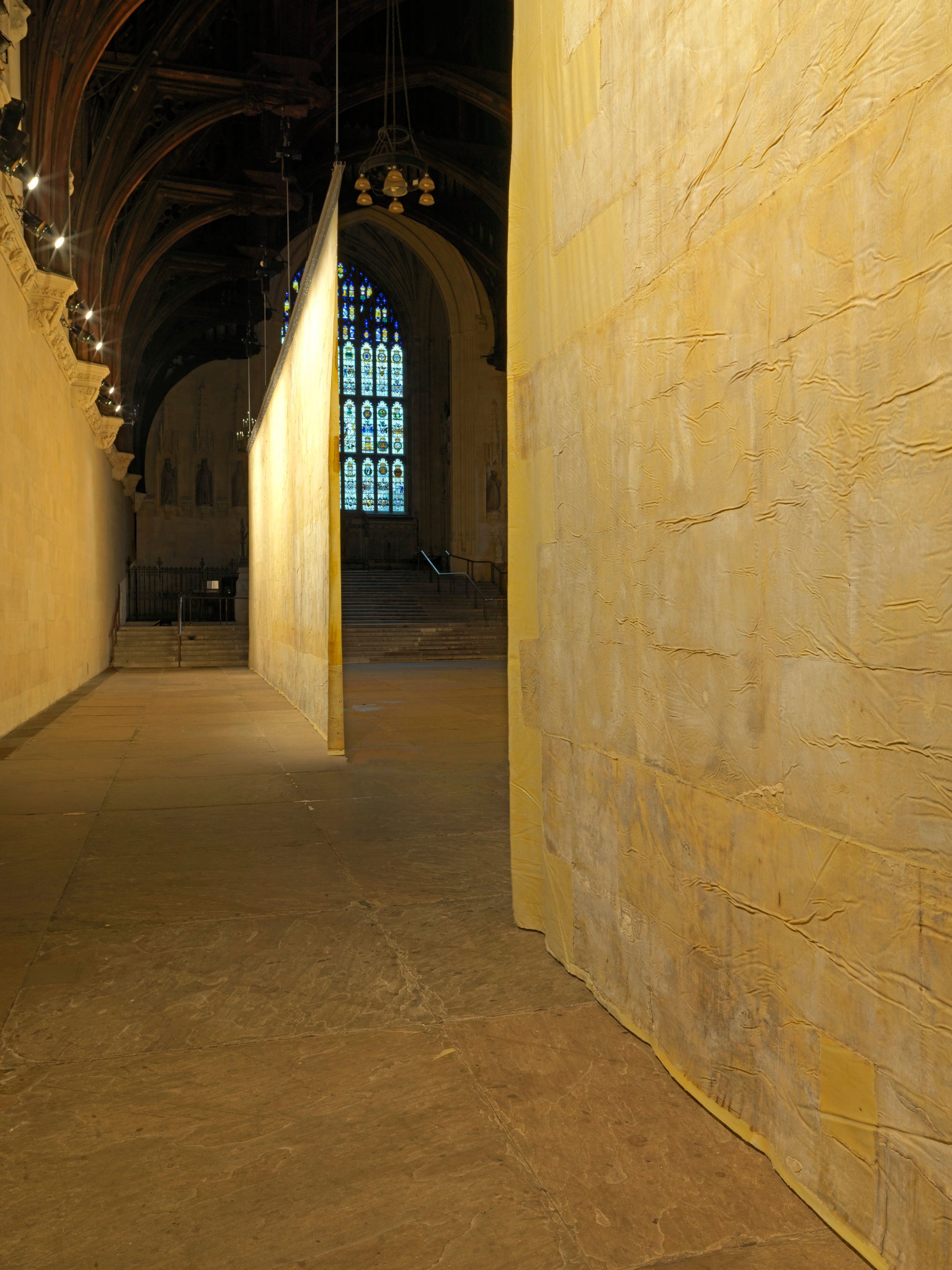 Installation view of The Ethics of Dust at Westminster Hall, London (2016). Photograph: Marcus J Leith