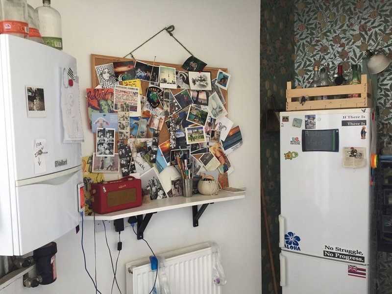 Evan Roth's Red Lines in Posy Dixon’s home, London. Photograph: Posy Dixon. Content licensed under a Creative Commons Attribution-Noncommercial-Share Alike 3.0 Licence.