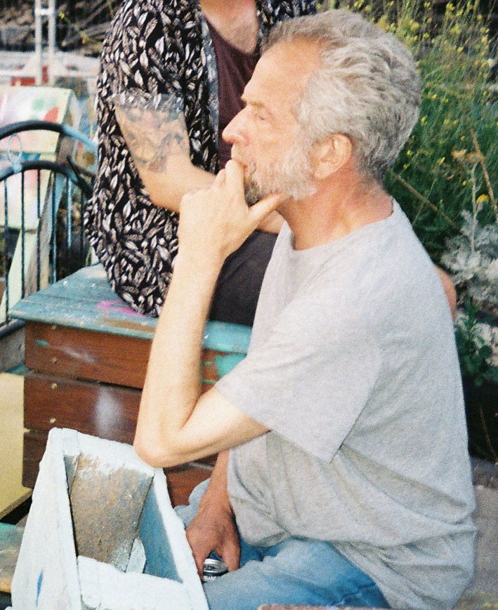 Adrian Jackson on the set of Here for Life, 2019. Photo: Therese Henningsen