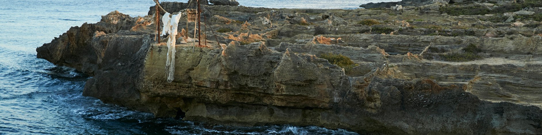 Dominique White. Ruttier for the Absent (2019). Installation view, Curva Blu Residency, Italy. Photo: Ilaria Orsini. Courtesy of VEDA Firenze, INCURVA and the artist.