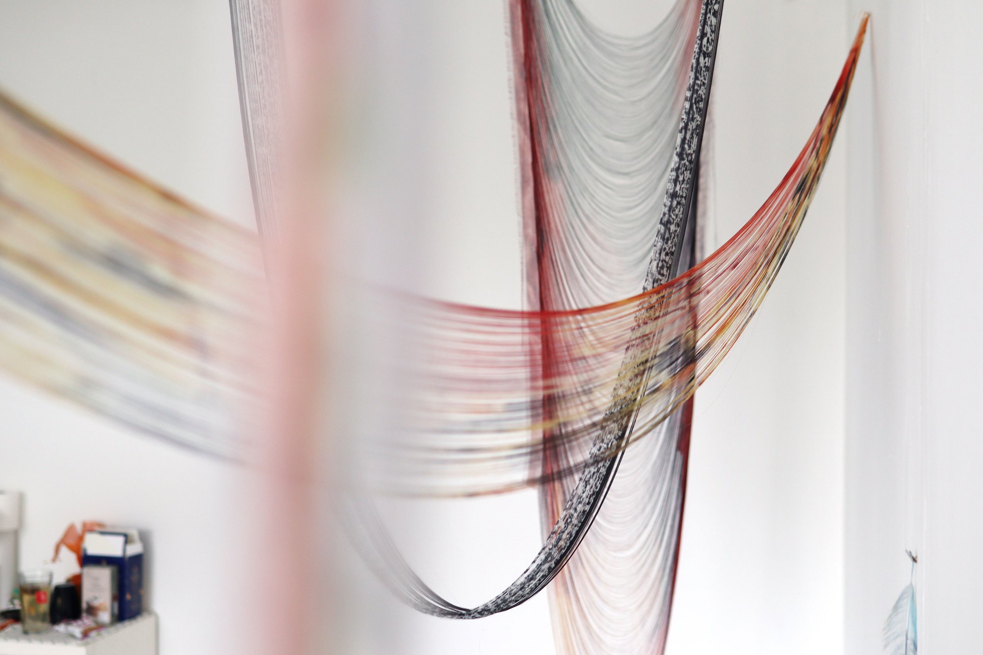 Fabienne Hess, Gap Particles (2020) in Fabienne's studio. Photograph: Fabienne Hess 2020/2021