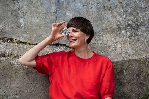 Image: Portrait of Alice Channer. Photograph: Thierry Bal. Courtesy of the artist. 