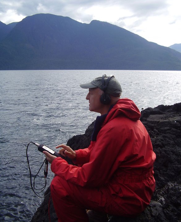 Image: Portrait of Chris Watson. Photograph: Bill Oddie. Courtesy of the artist. 