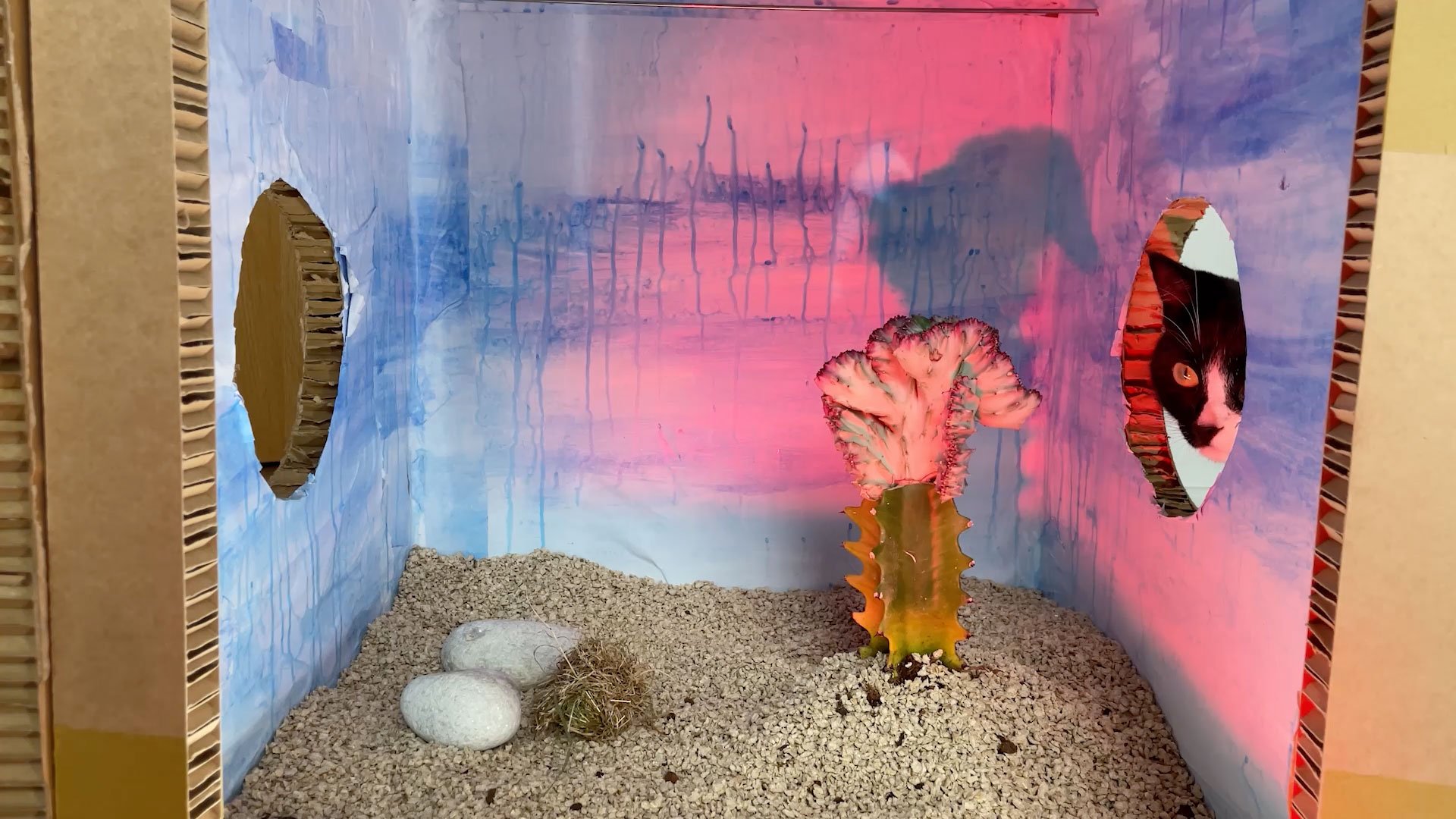 Still from Abi Palmer, Abi Palmer Invents the Weather (Heat), 2023