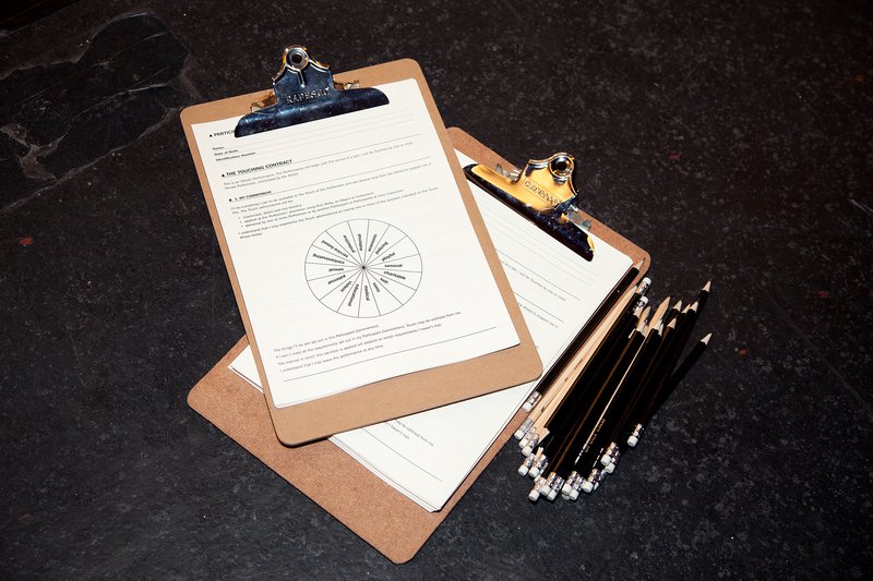 Image: The Touching Contract, London (2016). Photograph: Miriam O'Connor