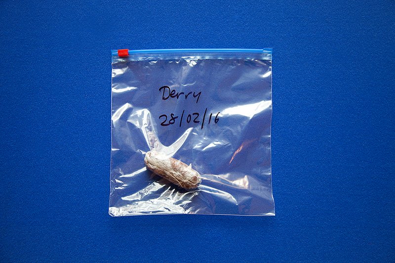 Image: Detail from Of Milk and Marble, Derry, 12 March (2016), part of In the Shadow of the State. Photograph: Miriam O'Connor