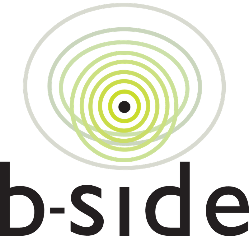 b-side logo