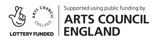 Supported using public funding by Arts Council England and Lottery Funded logo