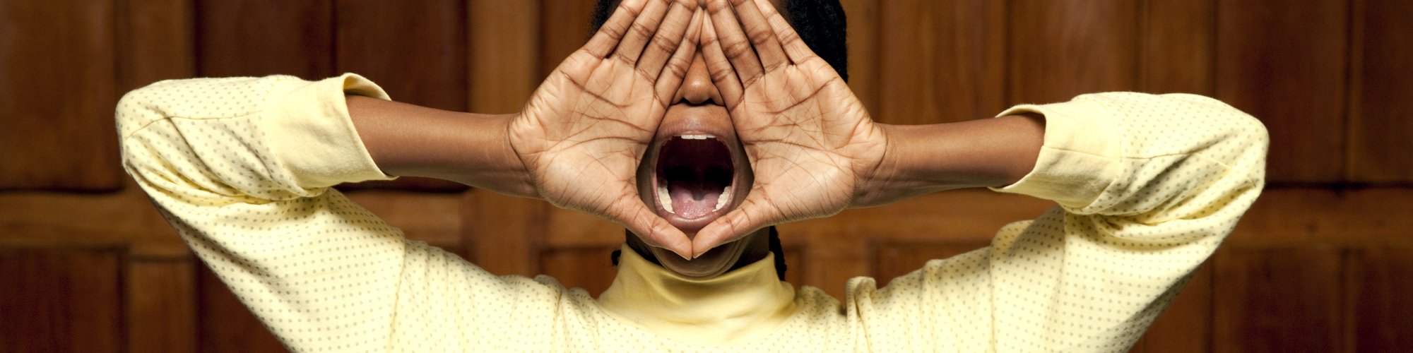 Image: Performer Yinka Esi Graves during the dress rehearsal for The Touching Contract in The Court Room at Toynbee Studios, 10 November (2016). Photograph: Miriam O'Connor 